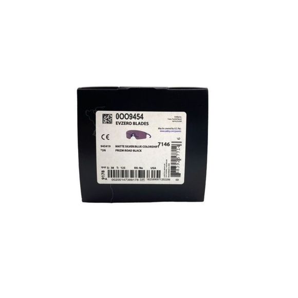 Oakley EVZero Blades Matte Silver/Blue Colorshift w/Prizm Road OO9454-19 - Picture 7 of 7